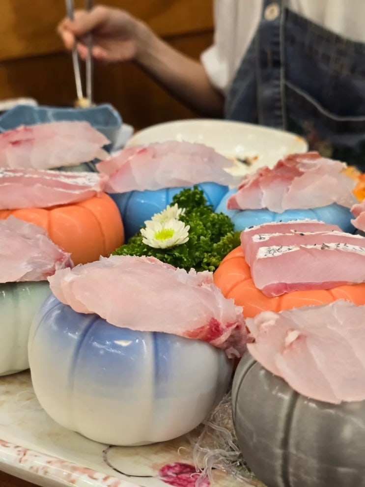  목포 민어횟집 신화수산 평화광장 코스요리 자연산회맛집