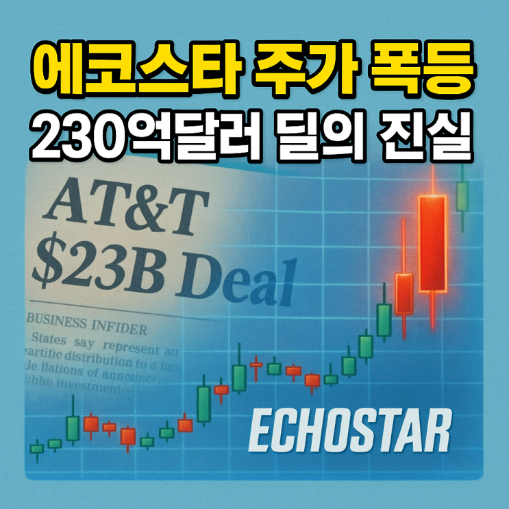  에코스타 주가 (SATS 주식) AT&T 딜로 폭등 지금 사?