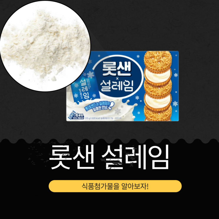  2025 신상 [롯샌 설레임] 첨가물과 성분 리뷰