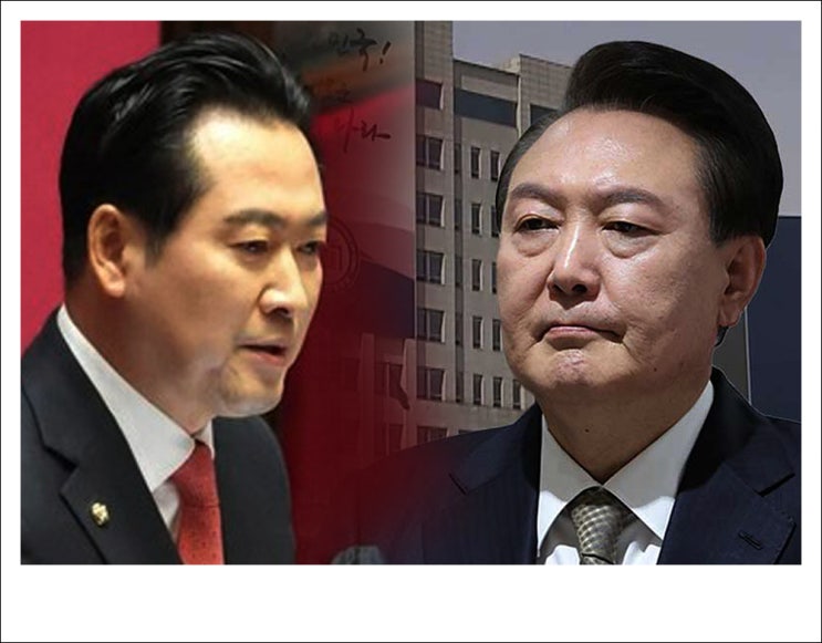 <b>장동혁</b> 당대표, 윤석열 접견 국민의힘 해체 후 하면 됨.