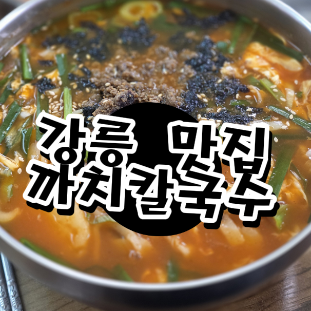  강릉 맛집 까치칼국수, 로컬이 추천한 장칼국수 후기