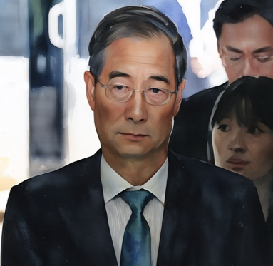 <b>한덕수 전 총리 구속심사</b> 종료, 서울구치소로.. GOGO