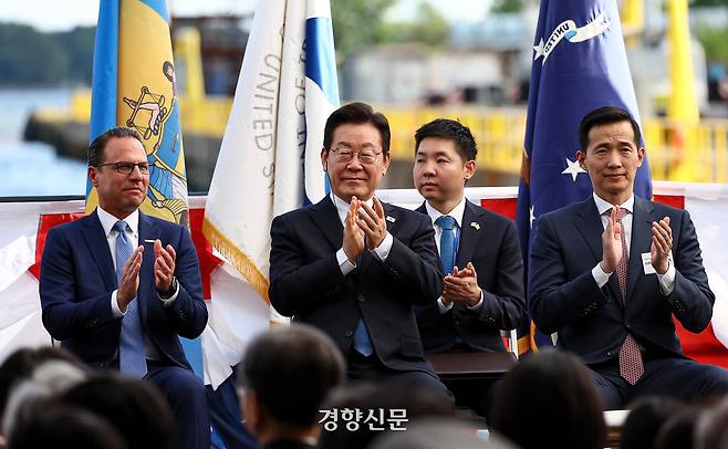 이 대통령, 한화 <b>필리조선소</b> 명명식 참석…“<b>마스가</b>의 기적... 
