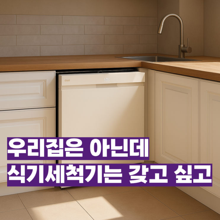  DFE5BGE 프리스탠딩 설치 LG 디오스 식기세척기