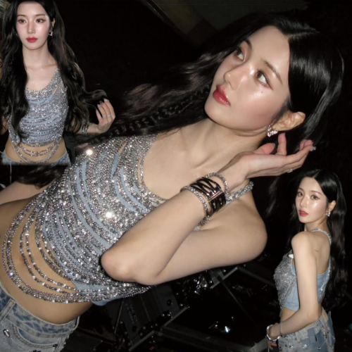 워터밤 여신 권은비 무대 비하인드 탱크톱 근황 패션 JPG
