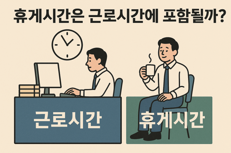  휴게시간은 근무시간에 포함될까?