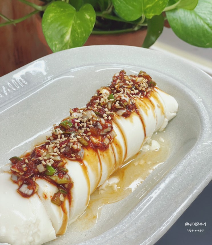  순두부 간장 양념장 만들기 다이어트순두부요리 레시피로 좋은 초간단 순두부요리