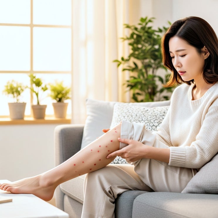  다리에 갑자기 생기는 좁쌀 같은 빨간점 여러개 증상별 원인 및 대처법