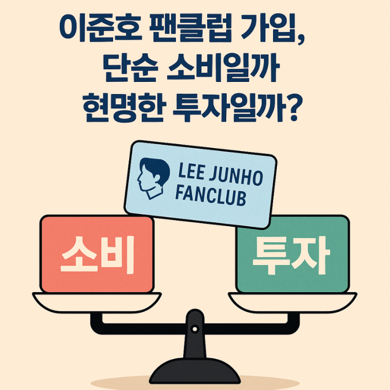 Joining Lee Junho's Fan Club: Is it Simple Consumption or a Smart Investment?