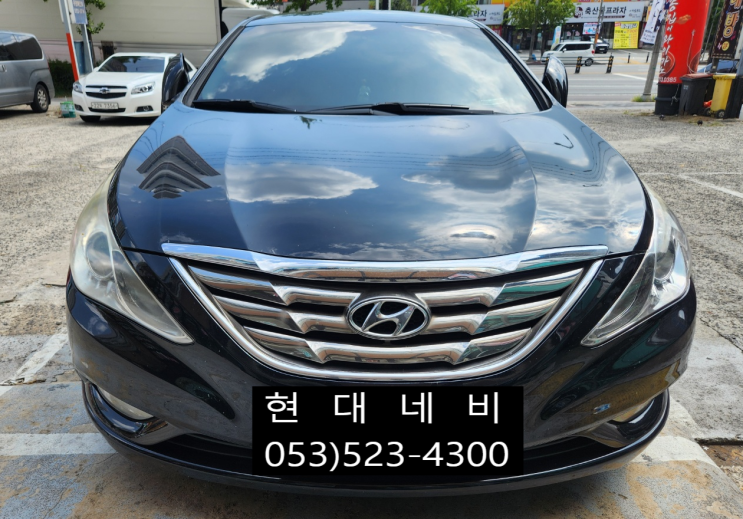  YF소나타 순정네비게이션 화면백화 화면출력불량 수리