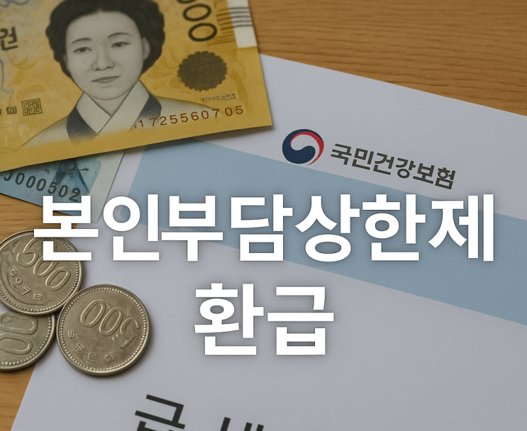  건강보험료 의료비지원 '본인부담상한제' 환급절차 및 방법
