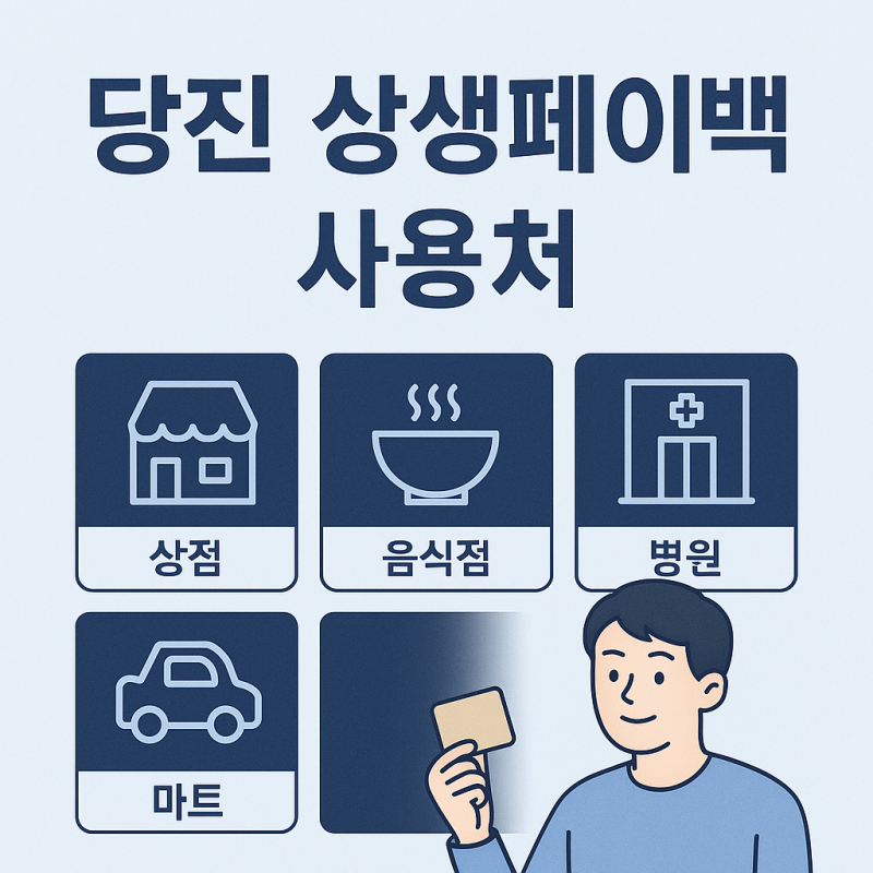 당진 상생페이백 디지털 온누리상품권 사용처 조회 방법