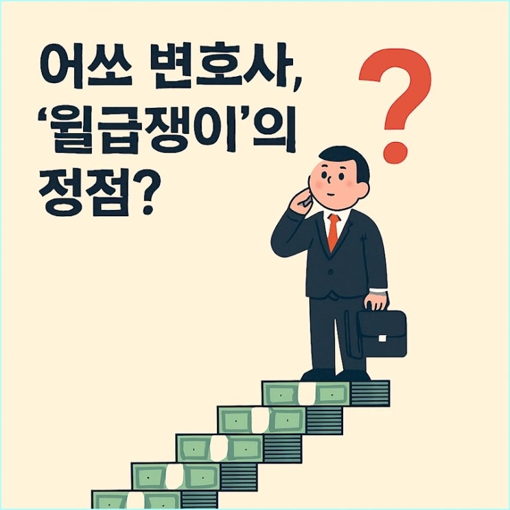  어쏘 변호사 뜻, '월급쟁이'의 정점일까? (연봉, 직급, 미래 완벽 분석)