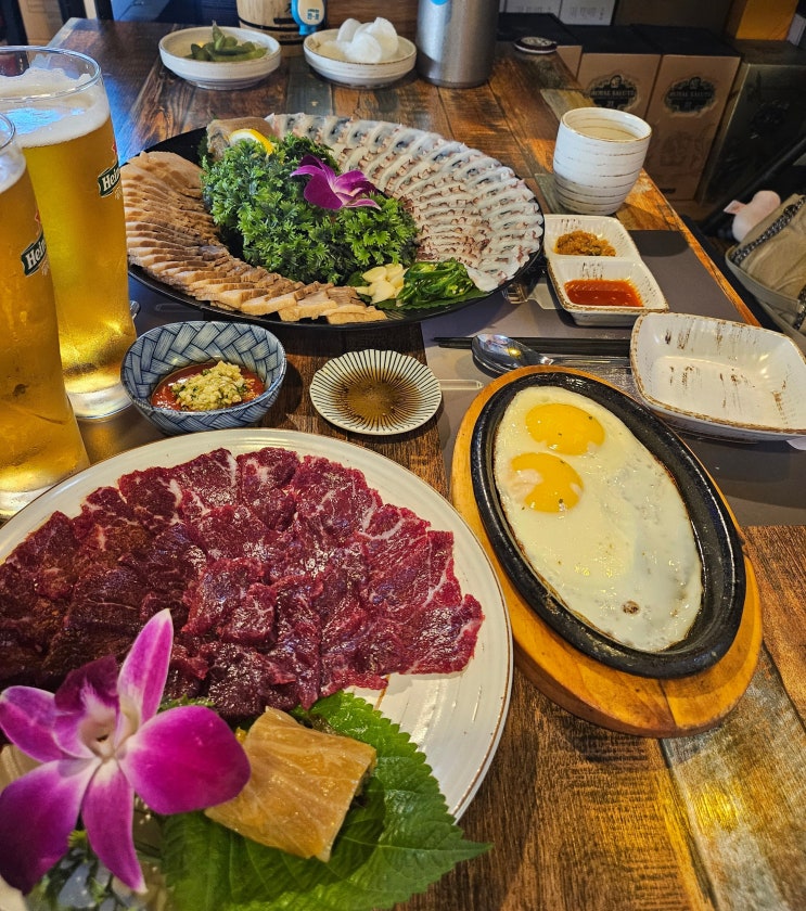  강남 선릉 문어삼합 맛집 '문어랑 상록점' 뭉티기까지 완벽했던 후기