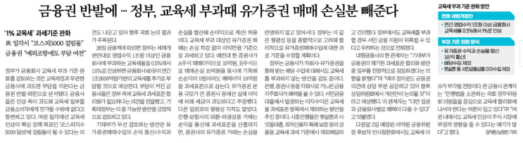  금융권 교육세 논란, 왜 문제일까? 부과 배경과 향후 전망 정리