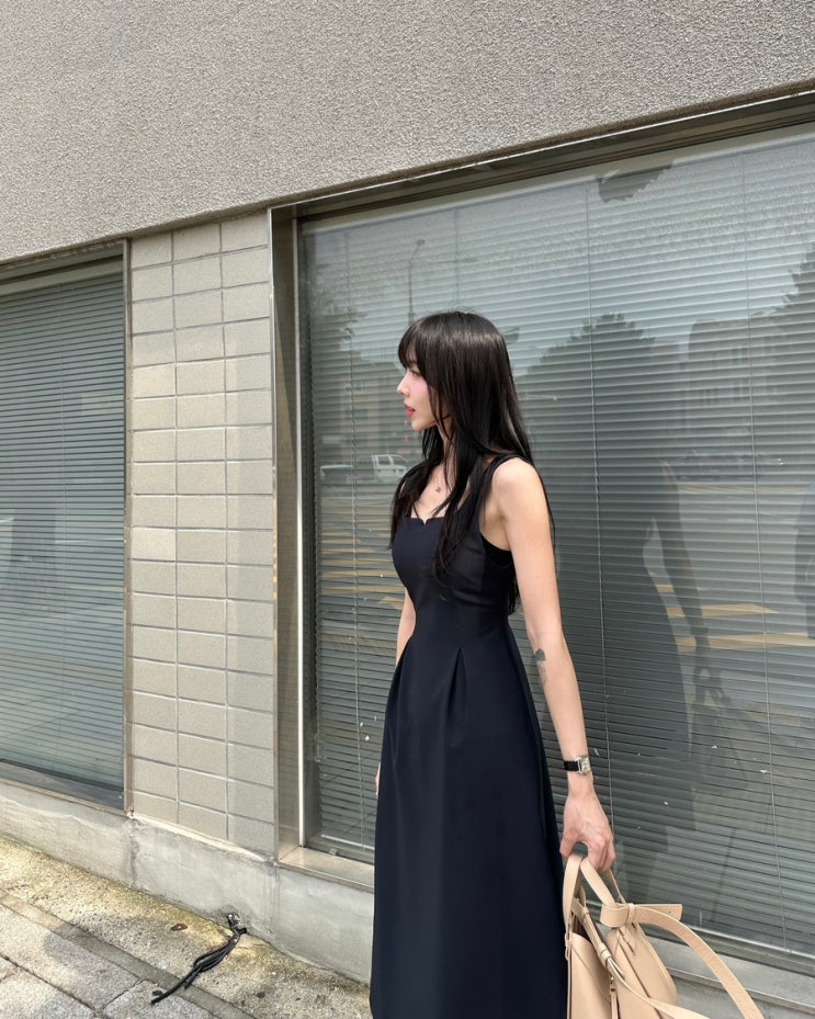  플로움 로즈바인 드레스 Rose Vine Bustier Dress Long 구매 후기 (사이즈팁, 착샷)
