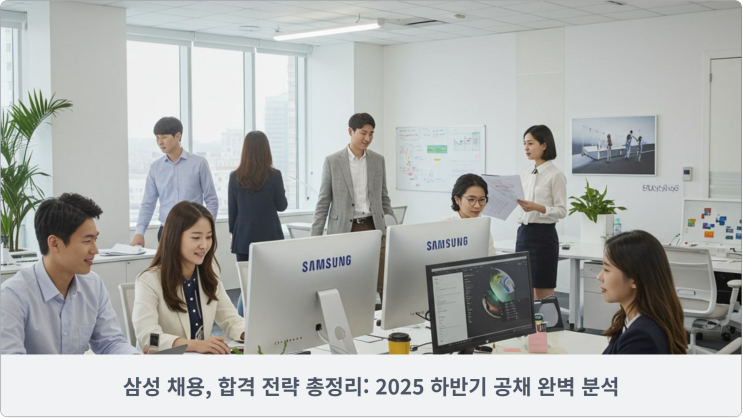  삼성 채용, 합격 전략 총정리: 2025 하반기 공채 완벽 분석