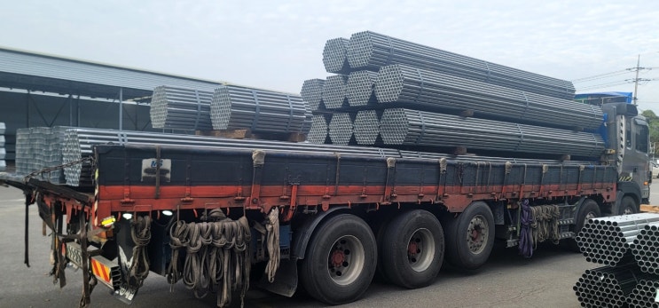  중고 아시바파이프 가격 | 비계 강관 단관 신재 판매 (Scaffolding Pipe) 판매