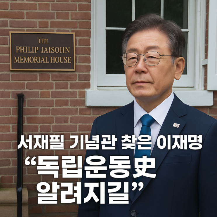  이재명 대통령, ‘서재필 선생 기념관’ 26년 만의 대통령 방문…독립운동 역사 알리다