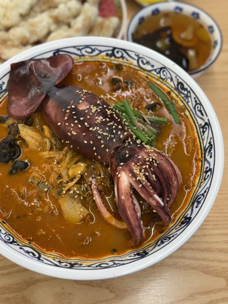  광주 첨단 맛집 통오징어 짬뽕 북구 중국집 짬뽕로맨스