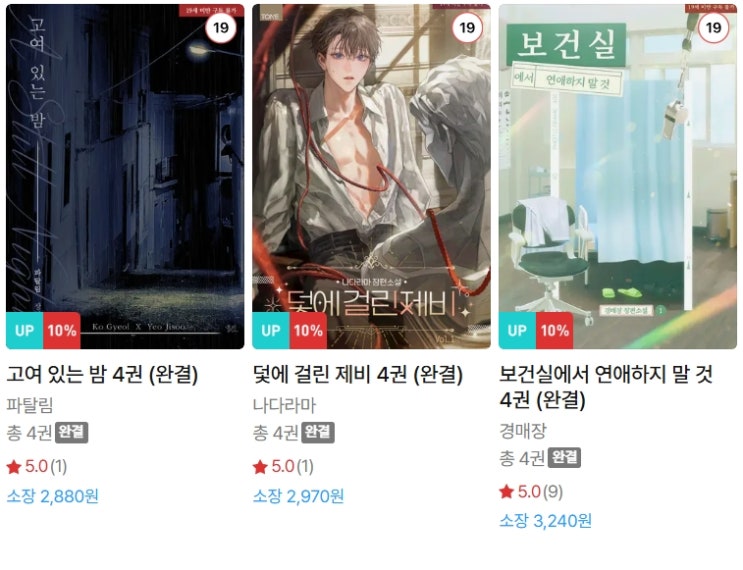  BL소설 신간) 25년 08월 28일 신간
