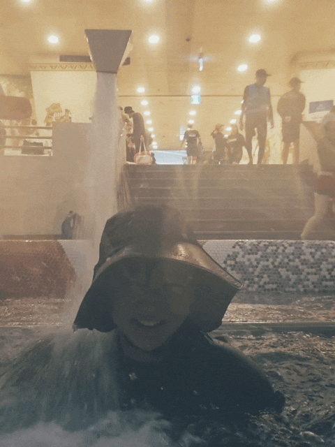  아일랜드캐슬 워터파크 테마탕(바데풀, 야외 노천탕)