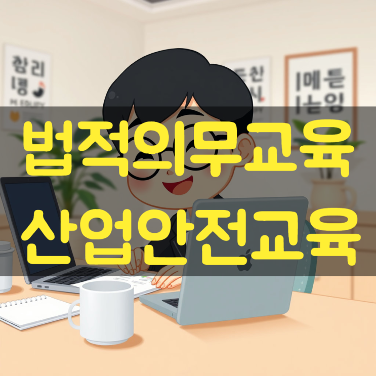  법적의무교육 산업안전교육 피할 수 없다면 효율적으로 들어보세요.