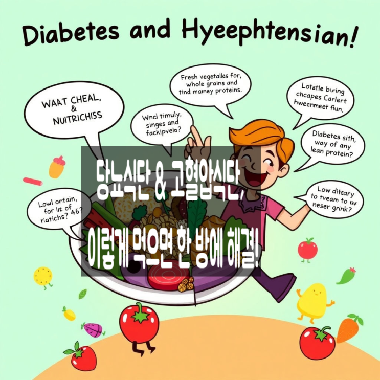  당뇨식단 & 고혈압식단, 이렇게 먹으면 한 방에 해결!