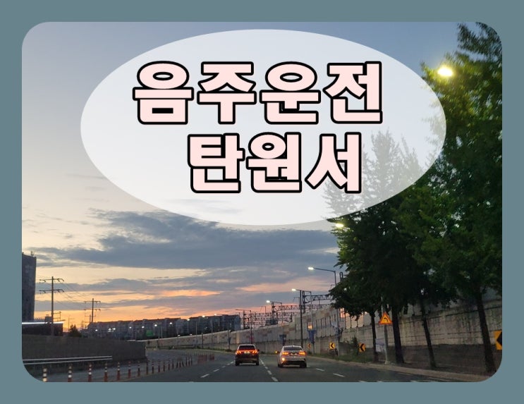  음주운전탄원서 자필 꼭 필요할까? (문서 작성 전문 행정사)