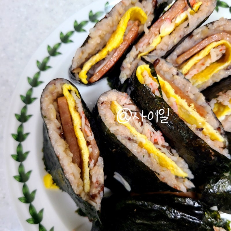 접는 김밥 만들기, 스팸김밥이 이렇게 간단할 줄이야