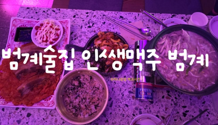  [경기 안양] 갓심비 안주와 다양한 술 범계술집 인쌩맥주 범계