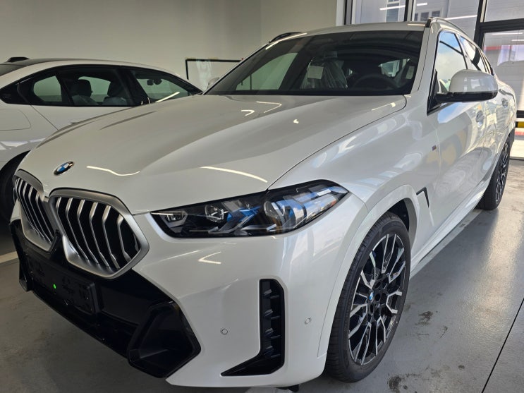  도이치 모터스 성수 전시장에 BMW X6 신차 검수하고 왔습니다.