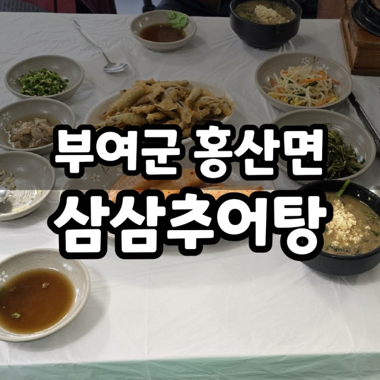  부여 홍산 맛집 삼삼추어탕 후기