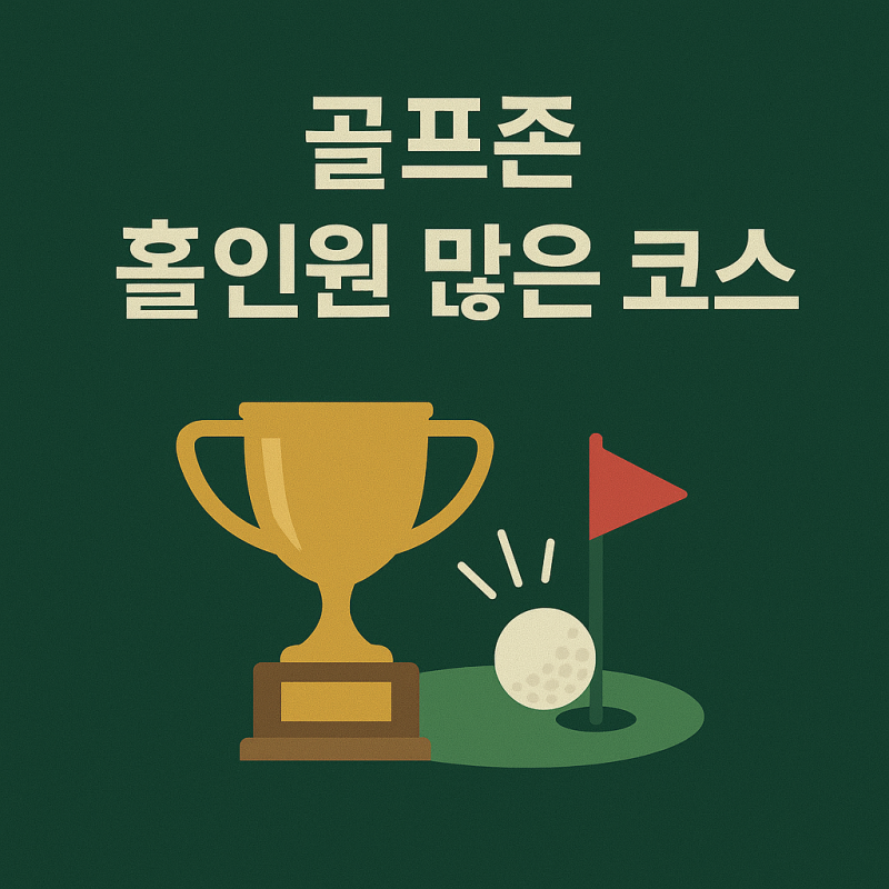 골프존 홀인원 많은 코스 & G멤버십과 홀인원 볼 차이