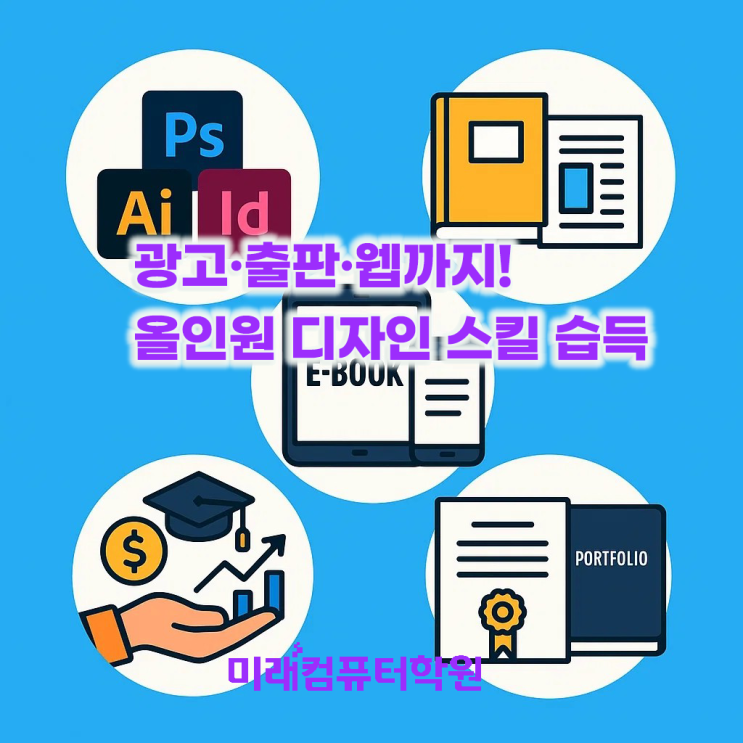  나만의 디자인 역량 키우기! 편집디자이너 국비지원 과정