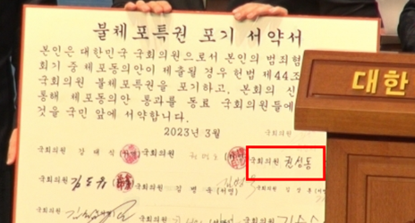 <b>권성동</b> 의원 <b>구속영장 청구</b>! 국힘 22대 공천자 불체포특권 포기... 