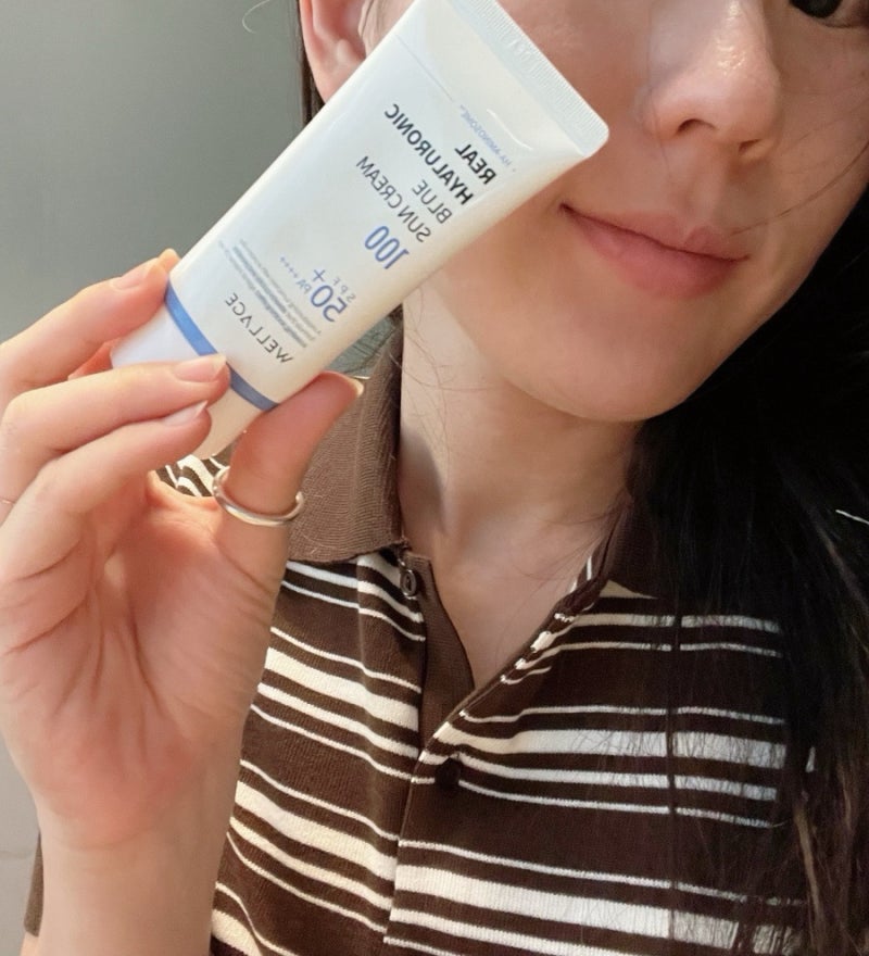 유기자차 무기자차 차이점 ㅣ끈적임 없는 선크림 웰라쥬 블루선크림(Blue Suncream)
