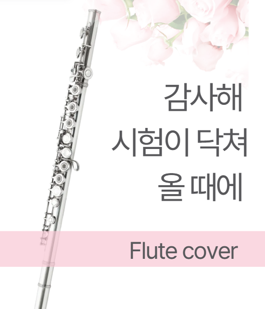  감사해 시험이 닥쳐올 때에 가사 & 플루트 커버  Thank you, Lord by Dan Burgess  Flute cover