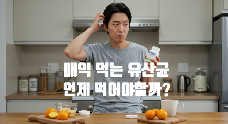  유산균 공복vs식후.시간과 200%효과 보는 시너지 방법까지