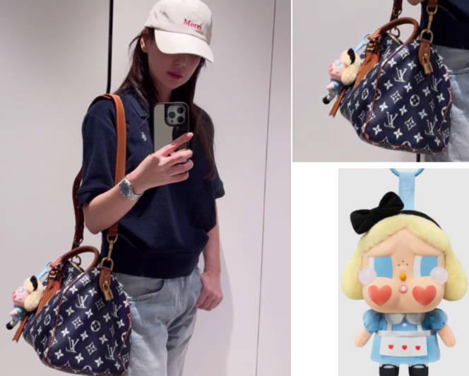  이혜원 루이비통 가방 키링 찰떡 조합 가격 은?