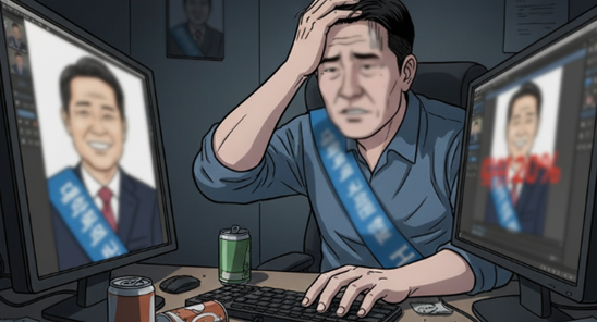  선거 때 합성 이미지로 만든 '가짜뉴스'의 법적 책임