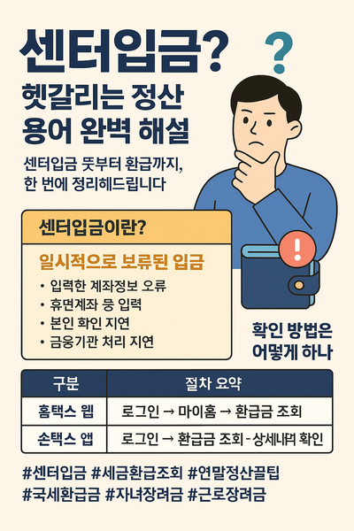 센타입금? 헷갈리는 정산 용어 완벽 해설!