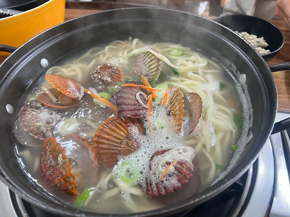 청해가리비칼국수 사진 1