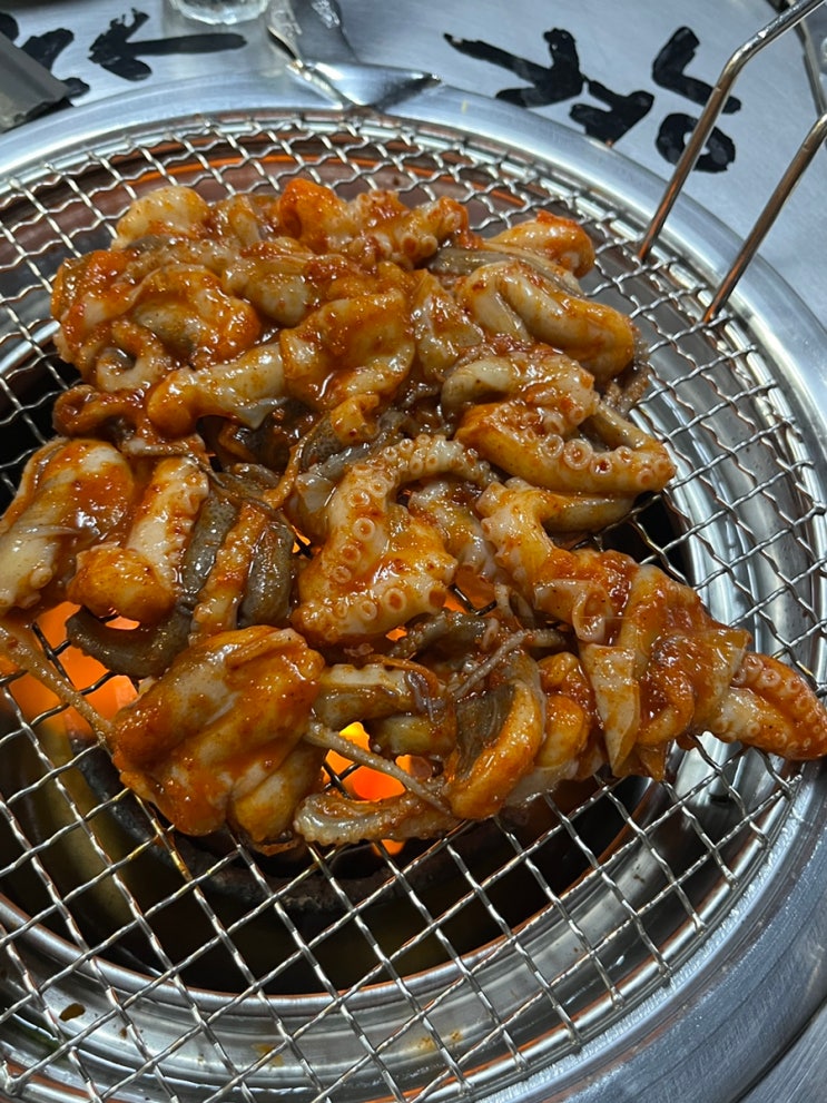  마포역 맛집 용강동숯불쭈꾸미구이 웨이팅이 점점 더 길어질 듯