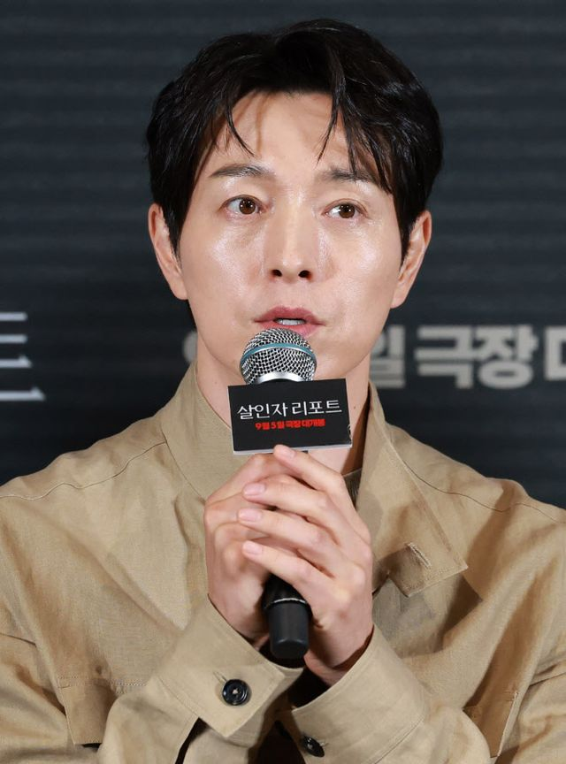'살인자 리포트' 정성일 "어마어마한 대사량, 감독을 죽일 뻔"