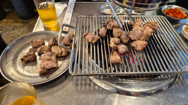  [가시 Food실록] 서울 합정역 오래된 돼지고기 맛집 마포소금구이(내돈내산!, 껍데기, 냉면)