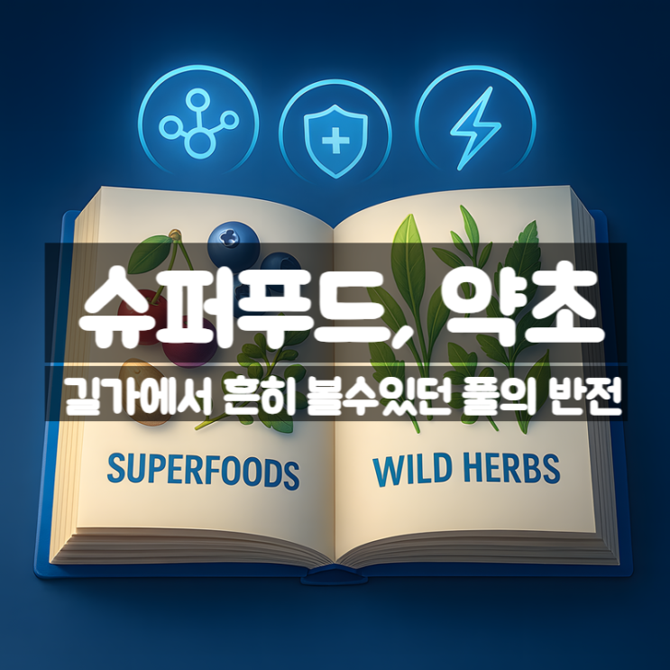  글로벌 슈퍼푸드 vs 길가에 핀 들풀 약초 – 반전 효능 총정리