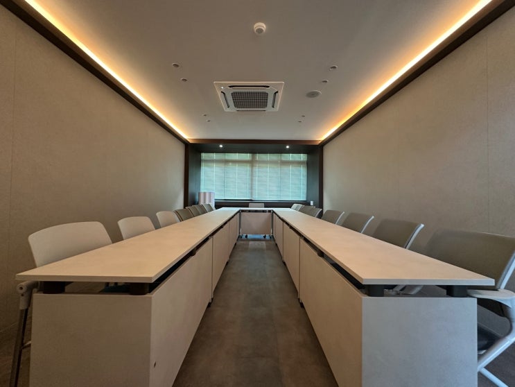  춘천 학교인테리어 성수여자고등학교 고급스러운 협의실 회의실 공사