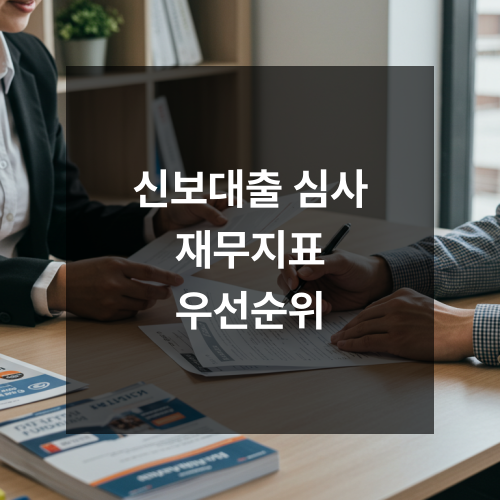  매출보다 중요한 대전 신보대출 심사 재무지표 우선순위