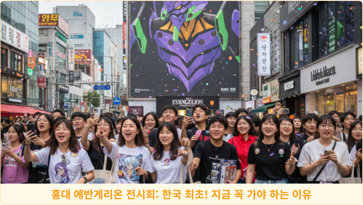  홍대 에반게리온 전시회: 한국 최초! 지금 꼭 가야 하는 이유